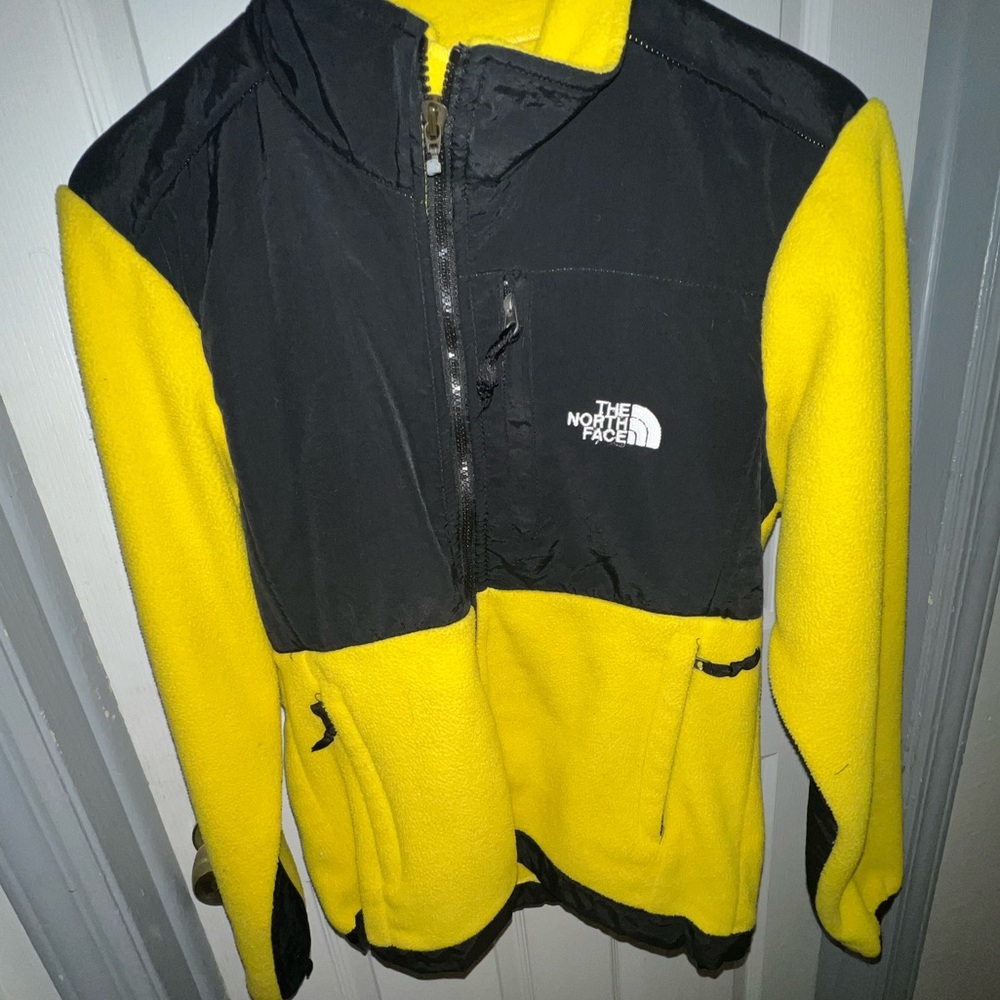 Yellow North Face Fleece